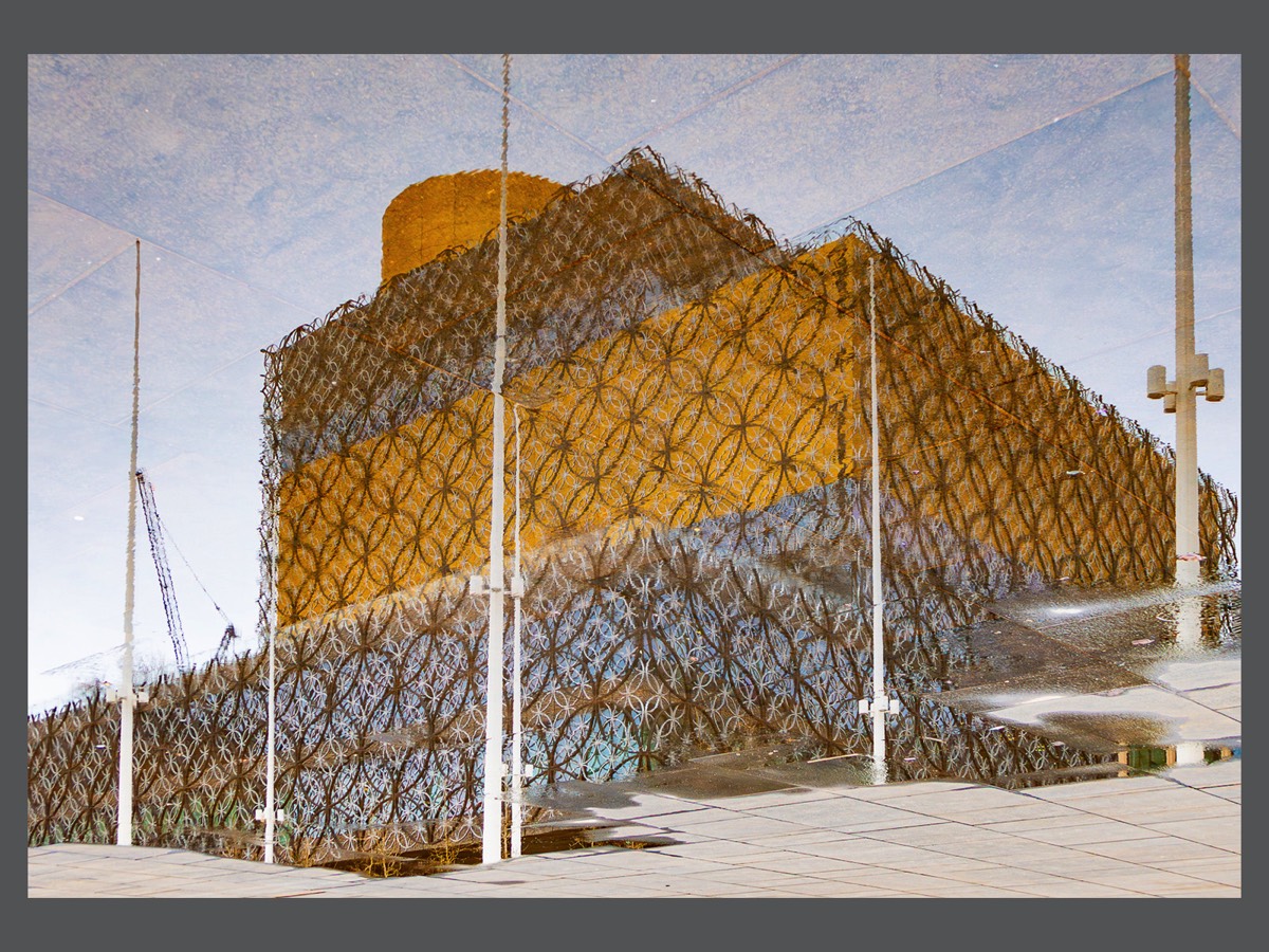 Reflection of Birmingham Library
